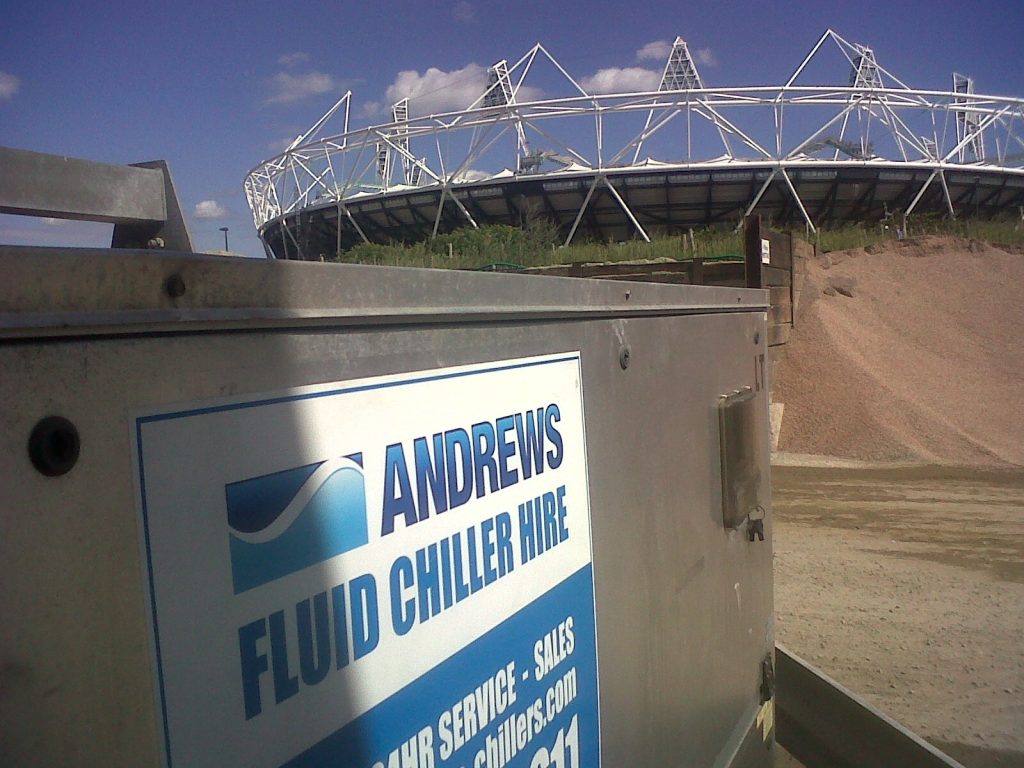 Chiller hire simplifies concrete mixing for Olympic Stadium construction
