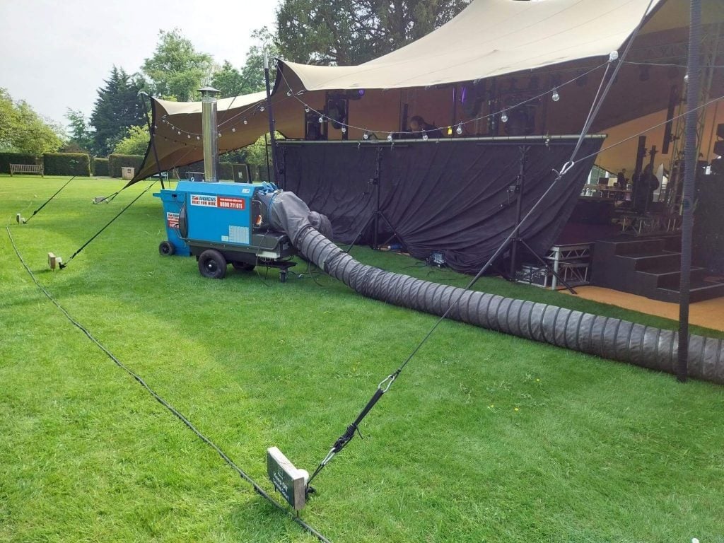 Winter Heating Solutions for Temp Structures and Pop-Up Events