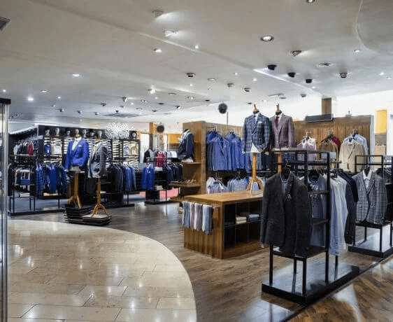 Retail store using portable air conditioning hire unit to enhance cooling during summer sales